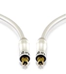 IBRA Optical Cable(1.5M) 24K Gold - Plated Optical Digital Audio Cable Toslink Lead - Pearl