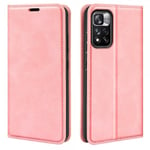 Xiaomi Redmi Note 11 Pro Fodral med Kortfack Flip Rosa