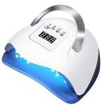 UV LED Nail Lamp, 180W Manicure Nail Lamps Nail Dryer With Sensor LCD Display, for Curing UV Gel Varnish Nail Tools, with Auto Sensor 4 Timer 10/30/60/99S