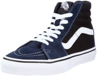 Vans U Sk8 Hi - Baskets Mode Mixte Adulte - Bleu (Dress B) - 45 EU (Taille Fabricant : 11.5 US)