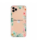 Coque Iphone 11 PRO Fleur 15 personnalisee pastem Transparente