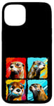 iPhone 15 Plus Otter Pop Art Colorful Drawing Painting Case