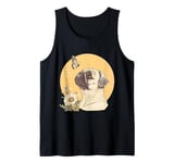 Pug Butterfly Cute Dog Cute Pug Tank Top