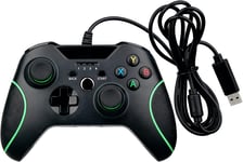 Wired Usb Controller Joystick Gamepad Pour Microsoft Xbox One/Xbox One S/Windows Ordinateur Portable Pc Couleur Noir