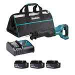 Makita DJR186RGE-3 18v LXT Reciprocating Saw (3x6Ah)