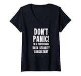 Womens Data Security Consultant V-Neck T-Shirt