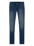 Levi's Girls 711 Skinny Jeans - Mid Wash, Mid Wash, Size Age: 16 Years, Women