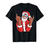 Santa Claus Black Man Christmas Xmas Family Pajamas Holiday T-Shirt