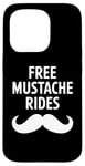 Coque pour iPhone 15 Pro Free Moustache Rides Moustache Face Sitting