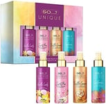 Unique Grande Womens Mini Mist Gift Set, Body Mist Fragrance Spray (4X50Ml)