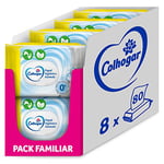 Colhogar Pure Moist 8 x 80 - Papier hygiénique humide jetable - Sans alcool - Peaux sensibles - Testé dermatologiquement - Paquet de 640 lingettes humides et jetables par WC