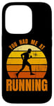 Coque pour iPhone 14 Pro Citation de l'amateur course à pied Triathlon l'amateur