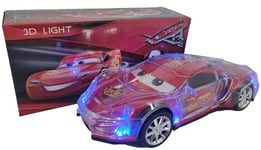 Musical Lightning Mcqueen Cars Bump&Go Car Disco Lights Toddler Car Girls Boys