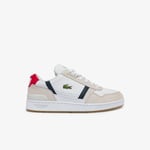 Lacoste Sneakers T-Clip homme en cuir Taille 50 Blanc/marine/rouge