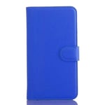 ETUI A RABAT WIKO RAINBOW FOLIO BLEU MARINE ECO-CUIR (PU)