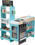 Theo Klein 9391 Supermarket , Wood (MDF) I Modern Store incl Cash Register, Bar