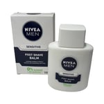 Nivea Men Sensitive Post Shave Balm Instantly Soothes Irritation 100 ml NEW