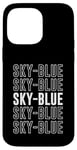 Coque pour iPhone 14 Pro Max Bleu ciel