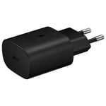 Original Lader til Samsung Galaxy S25 - PD 3.0, 25W - Svart