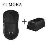 Vgn Dragonfly-Souris de jeu sans fil F1 ature a,2.4g,filaire,26000dpi,55g,130h,aste,pour Windows - Type F1 MOBA-4K Black