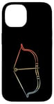 Coque pour iPhone 14 Dessin d'arc et de flèche à l'allure vintage