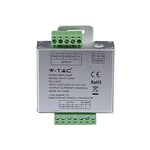 Amplificateur de signal pour contrôleur de bandes LED RVBW, 12-24 V, 4 canaux, 6 A pour canal 24 A max.