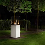 Chauffage extérieur Gaz Patio Mini de verre blanc contrôle manuel 8,2 kW