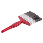 1x Red 10cm Plastic DIY Paint Brush Decorating Painting Wood Fence Stain Brushes