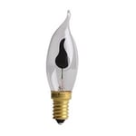 1 Ampoule Faretto SYLVANIA Flicker Flame 3W E14 27x95mm Flamme Votive Crèche