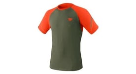 Maillot manches courtes dynafit alpine pro khaki orange homme