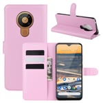 Nokia 5.3 - Læder cover / pung - Pink