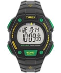 Timex Men's Ironman Classic 30 41mm Watch, Black Resin Strap Digital Dial Black Case