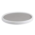 Plateau tournant Plastique Gamme Bonjour-Bonjour Ø 30 cm H 2 cm Coloris Blanc-Gris