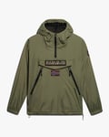 Napapijri Rainforest Ripstop Anorak Jacket - Green Lichen