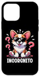 Coque pour iPhone 12 mini Chiot Corgi mignon drôle Incognito Chien Hommes Femmes Enfants