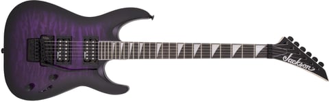 Jackson JS Series Dinky Arch Top JS32Q DKA, Amaranth Fingerboard, Transparent Purple Burst