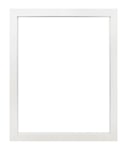 FRAMES BY POST H7 White Picture Photo Frame 50 x 70 cm Plastic Glass