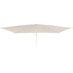 Jamais utilisé] Toile de rechange pour parasol N23, Toile de rechange pour parasol, 2x3m rectangulaire tissu/textile 4,5kg uv 50+, crème