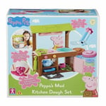 Peppa Pig Mud Kitchen Dough Set with Dough & Accessories Toy 