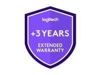 Logitech Extended Warranty - Utökat Serviceavtal - Ersättningsprodukt Eller Reparation - 3 År (Från Ursprungligt Inköpsdatum Av Utrustningen) - Måste Köpas Inom 30 Dagar Från Produktköp - För Logitech Roommate + Tap Ip