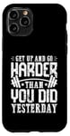 Coque pour iPhone 11 Pro Citation d'entraînement de motivation pour les amateurs de fitness