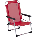 Chaise de plage Copa Rio Lyon Rouge Bo-camp Rouge