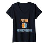 Womens Future Neurosurgeon & Brain Surgeon pride icebreaker V-Neck T-Shirt