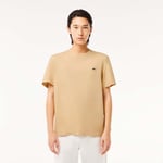 Lacoste Mens Short Sleeve T-Shirt in Natural Cotton - Size Medium