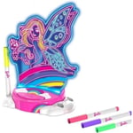 Barbie Fairy Glow Paint N' Light | Glow Paint and Light Kit | 4 Markers & LED Lamp Base | Night Light | Creative Play| Arts & Crafts| Ages 3 Plus
