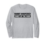 Rabbit Bunny - Wildlife Animal Chief Of The Farm Long Sleeve T-Shirt