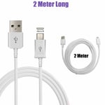 2m Fast Charger Micro USB Data Cable Lead For Samsung Galaxy S3 S5 S6 S7