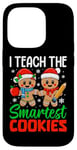 iPhone 14 Pro I Teach The Smartest Cookies Gingerbread Teacher Christmas Case