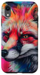 iPhone XR Red Fox Lover Graffiti Art Case