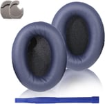 Coussinets d'écouteurs WH-1000XM4 - Compatibles avec Sony WH-1000XM4 - Coussinets de rechange pour casque sans fil - Bleu